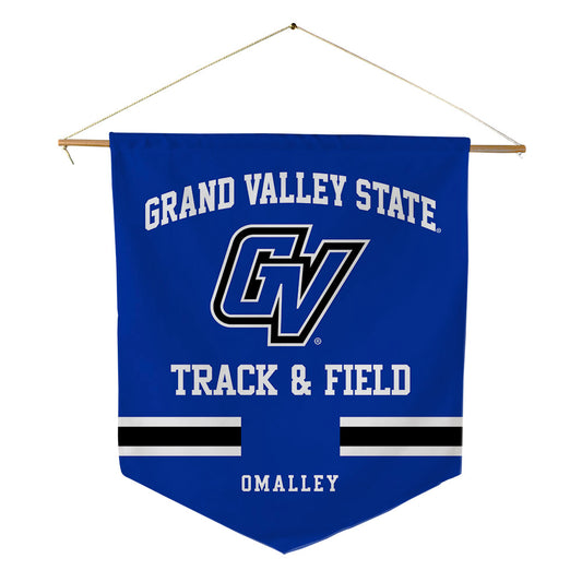 Grand Valley - NCAA Women's Track & Field : Klaudia OMalley - Pennant - 18" x 21"-0