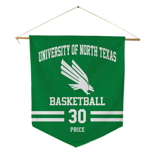 North Texas - NCAA Women's Basketball : Chania Price - Pennant - 18" x 21"-0