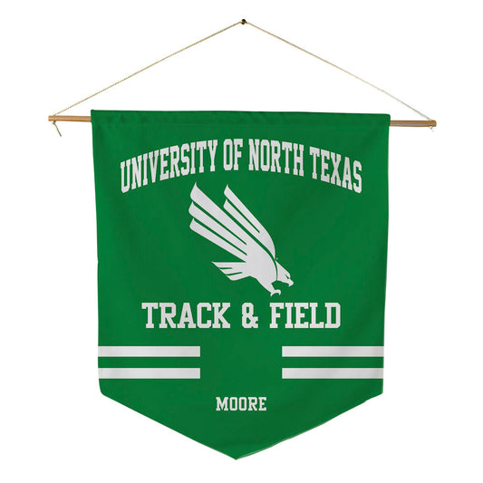 North Texas - NCAA Men's Track & Field : Tyler Moore - Pennant - 18" x 21"-0