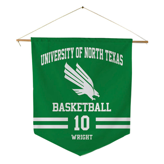 North Texas - NCAA Men's Basketball : Atin Wright - Pennant - 18" x 21"-0