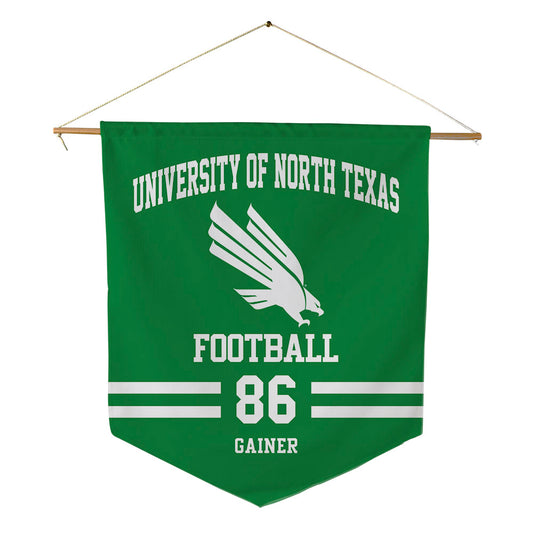 North Texas - NCAA Football : Grant Gainer - Pennant - 18" x 21"-0