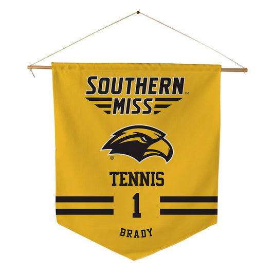 Southern Miss - NCAA Men's Tennis : Charlie Brady - Pennant - 18" x 21"-0