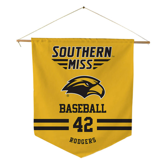 Southern Miss - NCAA Baseball : Camden Rodgers - Pennant - 18" x 21"-0