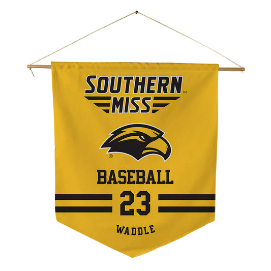 Southern Miss - NCAA Baseball : Cooper Waddle - Pennant - 18" x 21"-0