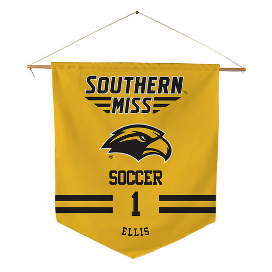 Southern Miss - NCAA Women's Soccer : Maddie Ellis - Pennant - 18" x 21"-0