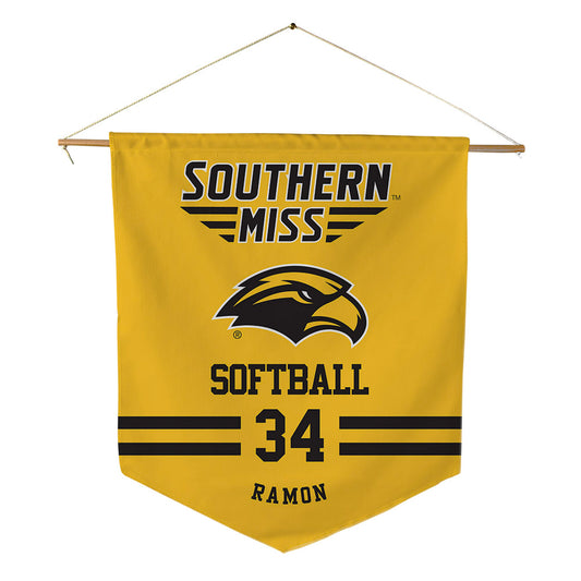 Southern Miss - NCAA Softball : Bella Ramon - Pennant - 18" x 21"-0