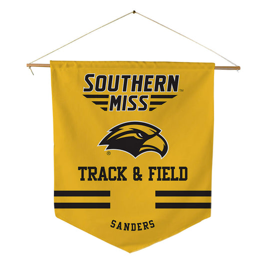 Southern Miss - NCAA Women's Track & Field : Kennedi Sanders - Pennant - 18" x 21"-0