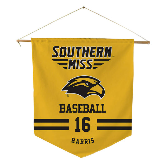 Southern Miss - NCAA Baseball : Grayden Harris - Pennant - 18" x 21"-0