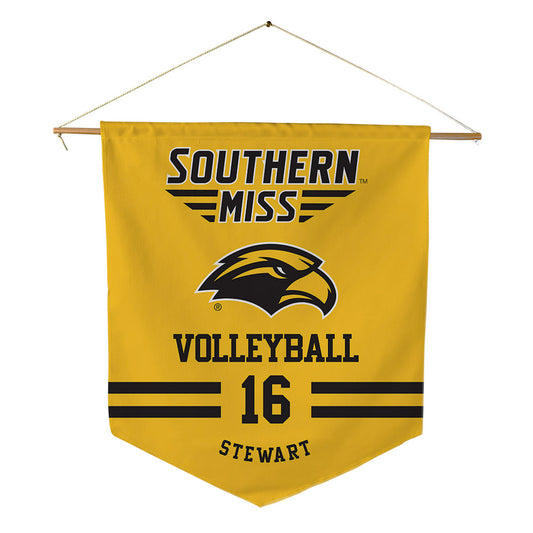 Southern Miss - NCAA Women's Volleyball : Elly Stewart - Pennant - 18" x 21"-0