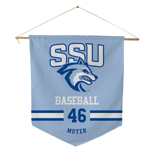 SSU - NCAA Baseball : Evan Moyer - Pennant - 18" x 21"-0