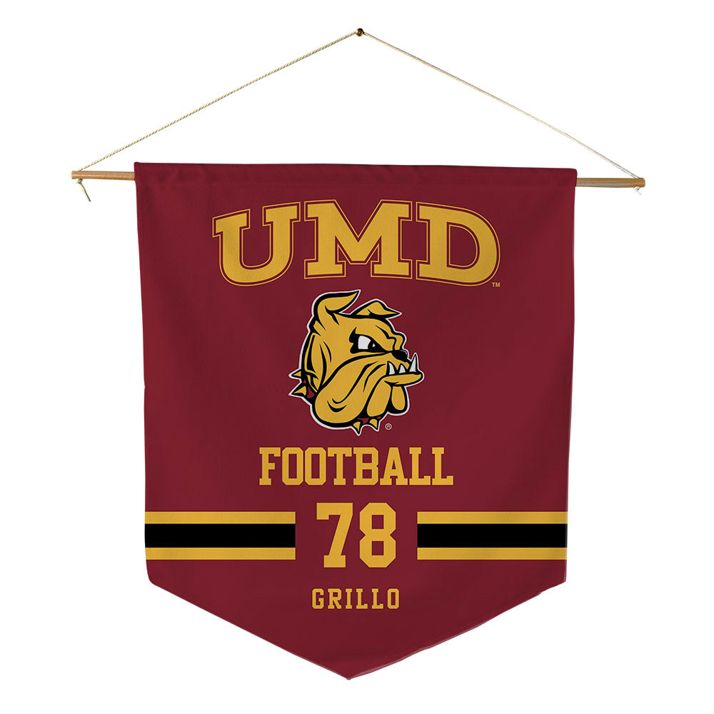 UMN Duluth - NCAA Football : Joey Grillo - Pennant - 18" x 21"-0