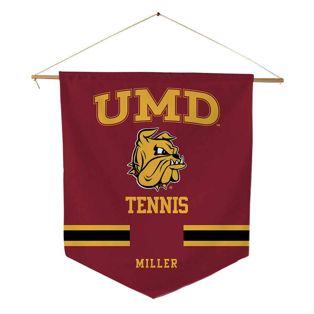 UMN Duluth - NCAA Women's Tennis : Mia Miller - Pennant - 18" x 21"-0