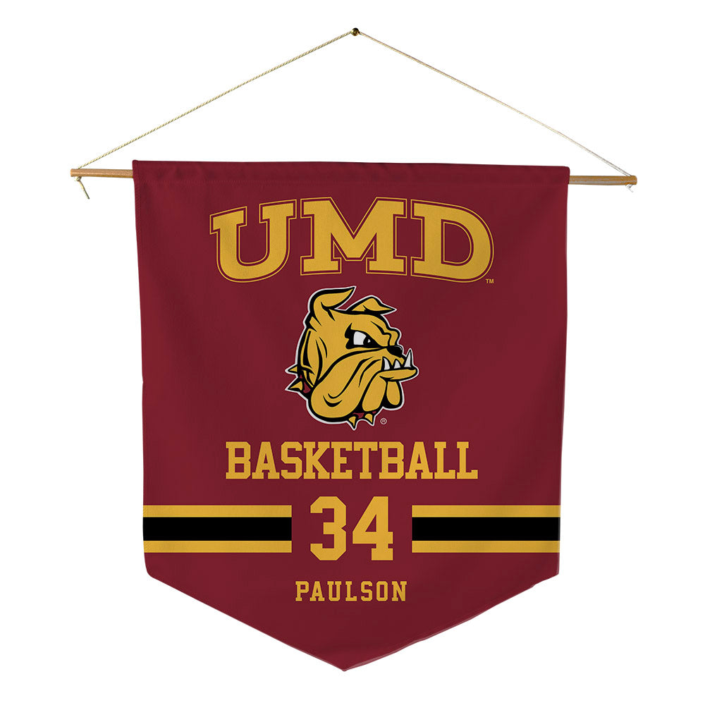 UMN Duluth - NCAA Men's Basketball : Noah Paulson - Pennant - 18" x 21"-0