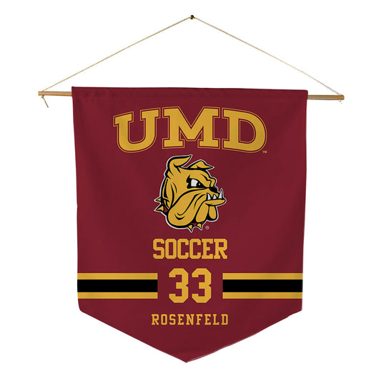 UMN Duluth - NCAA Women's Soccer : Jordan Rosenfeld - Pennant - 18" x 21"-0