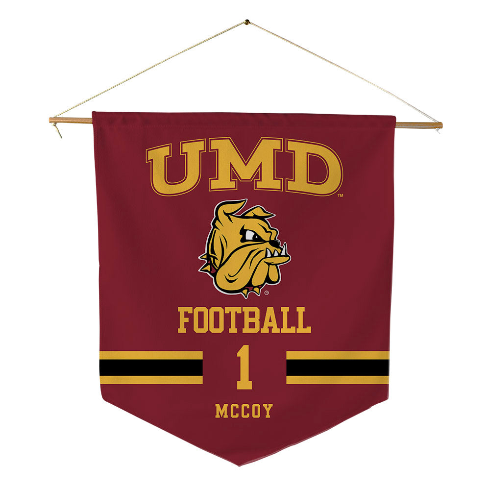 UMN Duluth - NCAA Football : Tyrone Mccoy - Pennant - 18" x 21"-0