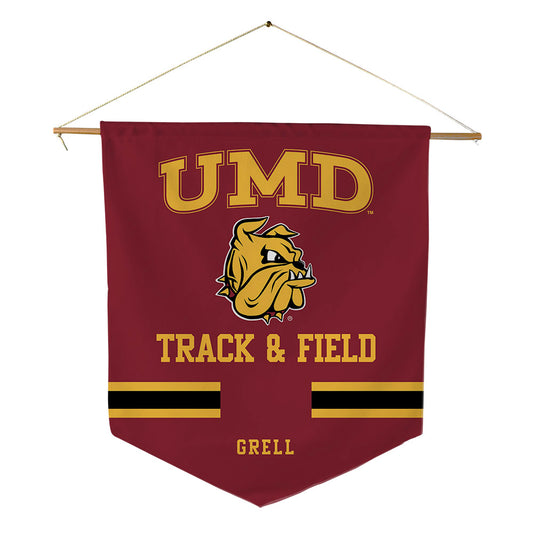 UMN Duluth - NCAA Women's Track & Field : Jordan Grell - Pennant - 18" x 21"-0