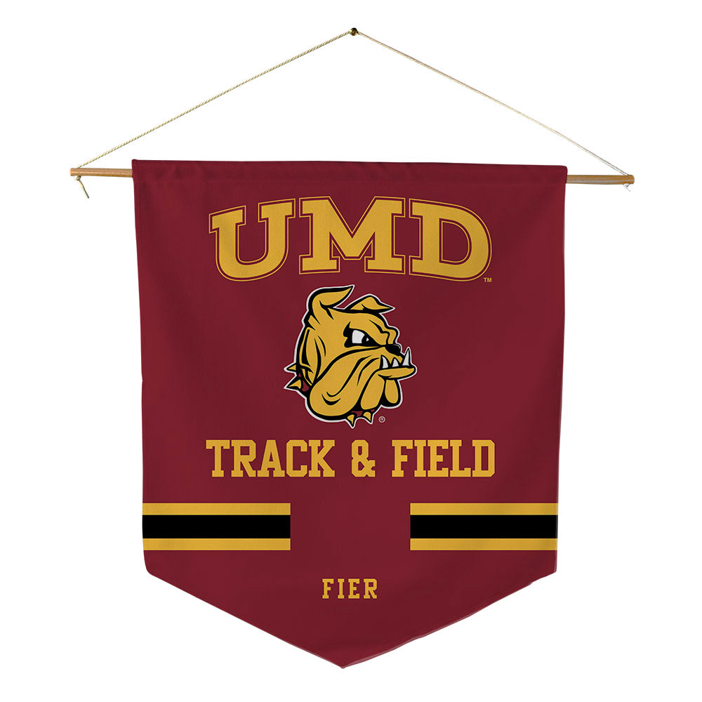 UMN Duluth - NCAA Men's Track & Field : Jake Fier - Pennant - 18" x 21"-0