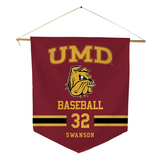 UMN Duluth - NCAA Baseball : Ethan Swanson - Pennant - 18" x 21"-0