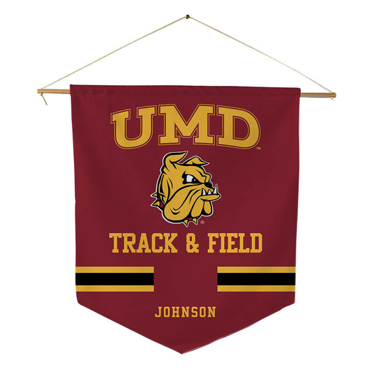 UMN Duluth - NCAA Men's Track & Field : Joshua Johnson - Pennant - 18" x 21"-0