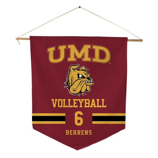 UMN Duluth - NCAA Women's Volleyball : Kendra Behrens - Pennant - 18" x 21"-0