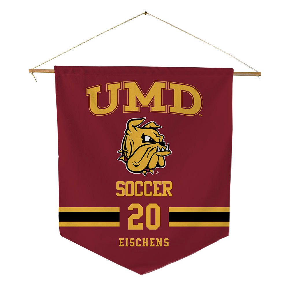 UMN Duluth - NCAA Women's Soccer : Jessica Eischens - Pennant - 18" x 21"-0