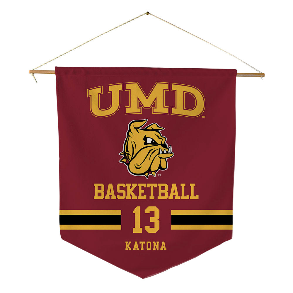 UMN Duluth - NCAA Men's Basketball : Nick Katona - Pennant - 18" x 21"-0