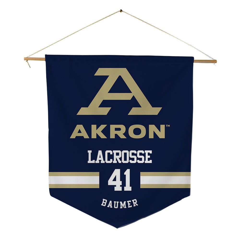 Akron - NCAA Women's Lacrosse : Sarah Baumer - Pennant - 18" x 21"-0