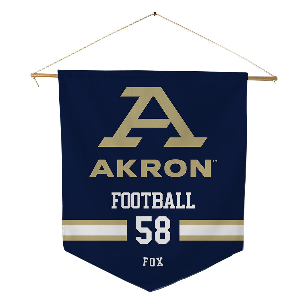 Akron - NCAA Football : Alex Fox - Pennant - 18" x 21"-0