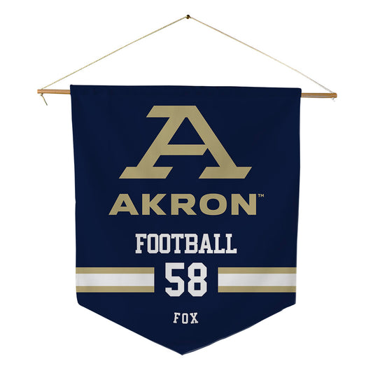 Akron - NCAA Football : Alex Fox - Pennant - 18" x 21"-0
