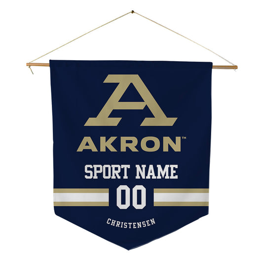 Akron - NCAA Women's Track & Field : Brooke Christensen - Pennant - 18" x 21"-0