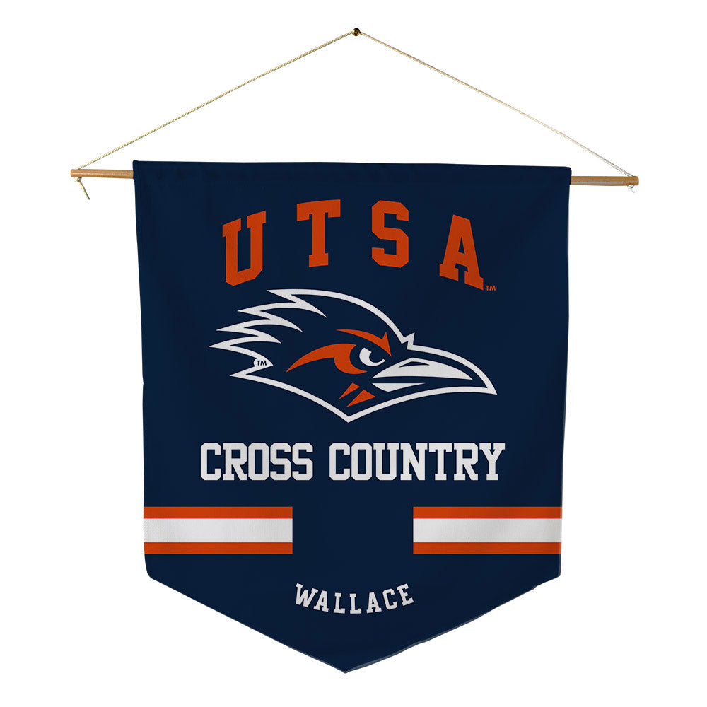 UTSA - NCAA Women's Cross Country : Emma Wallace - Pennant - 18" x 21"-0