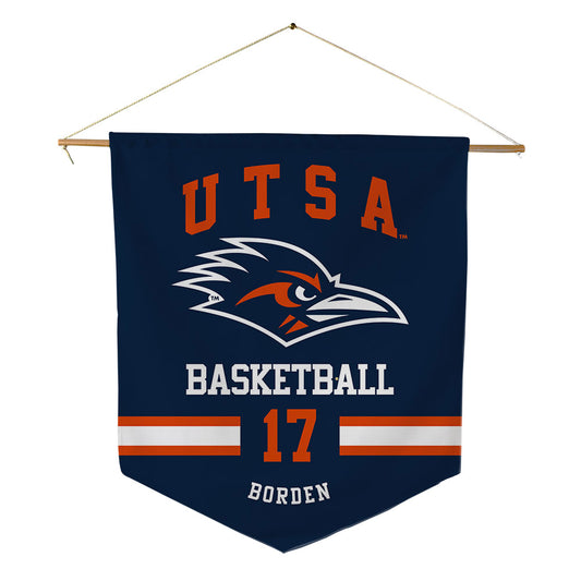 UTSA - NCAA Men's Basketball : Stanley Borden - Pennant - 18" x 21"-0