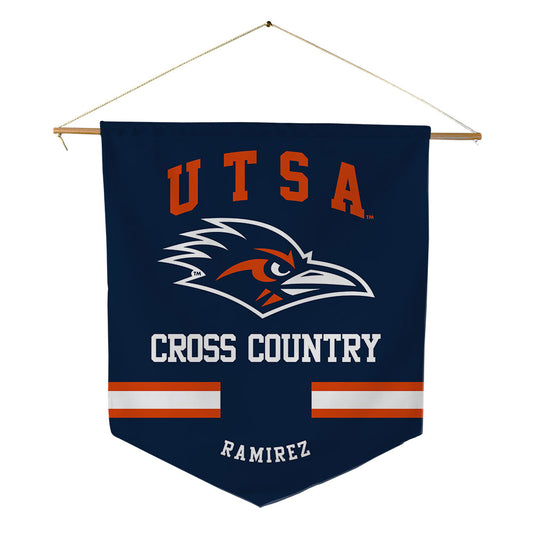 UTSA - NCAA Men's Cross Country : Diego Ramirez - Pennant - 18" x 21"-0