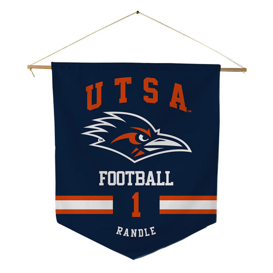 UTSA - NCAA Football : Jaren Randle - Pennant - 18" x 21"-0