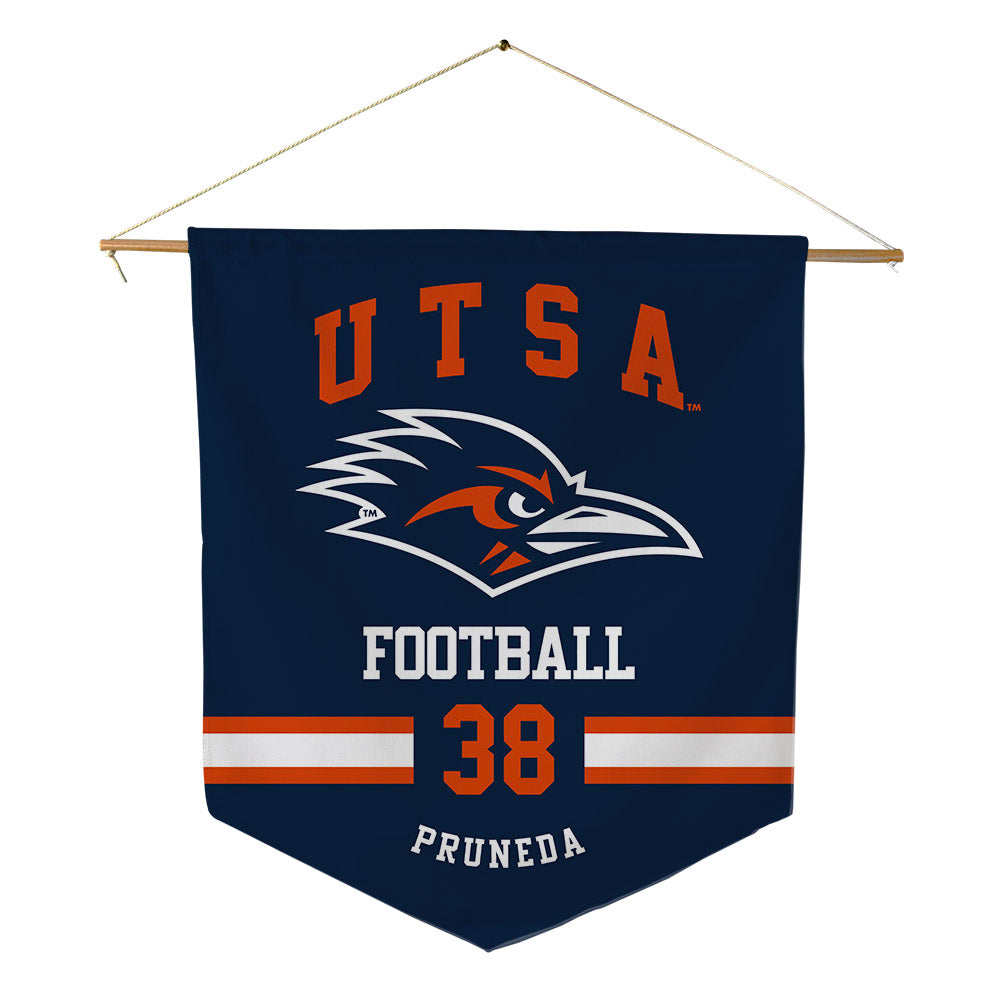 UTSA - NCAA Football : Alan Pruneda - Pennant - 18" x 21"-0