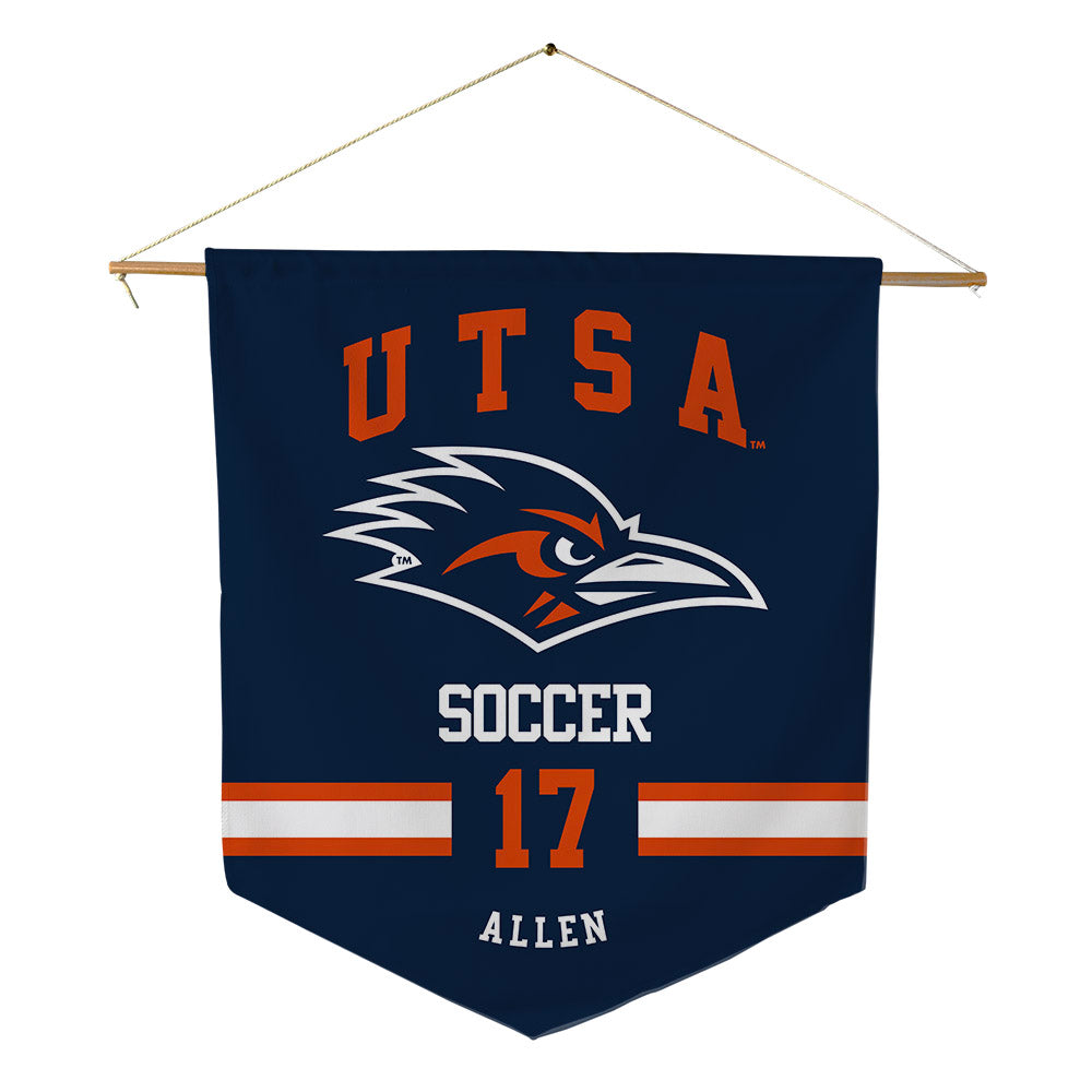 UTSA - NCAA Women's Soccer : Allie Allen - Pennant - 18" x 21"-0