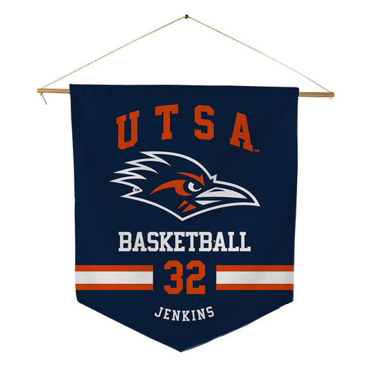UTSA - NCAA Women's Basketball : Jordyn Jenkins - Pennant - 18" x 21"-0
