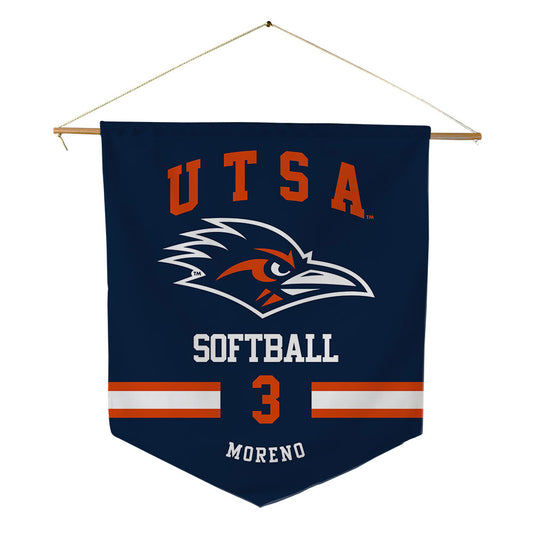UTSA - NCAA Softball : Crislyne Moreno - Pennant - 18" x 21"-0