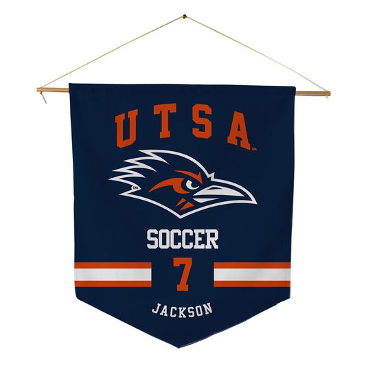 UTSA - NCAA Women's Soccer : Ava Jackson - Pennant - 18" x 21"-0