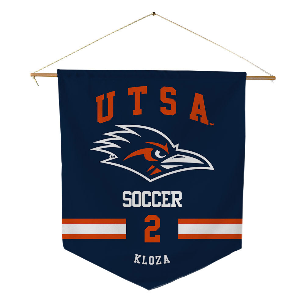 UTSA - NCAA Women's Soccer : Kameron Kloza - Pennant - 18" x 21"-0