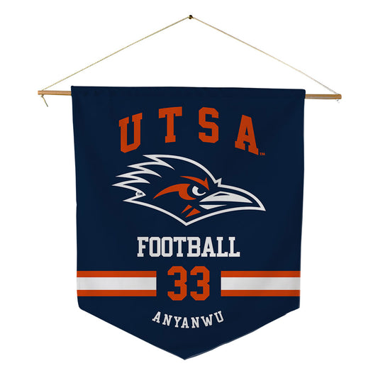 UTSA - NCAA Football : Nnanna Anyanwu - Pennant - 18" x 21"-0