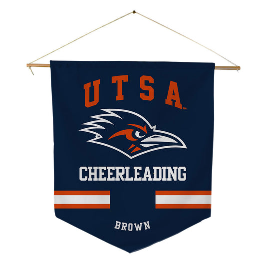 UTSA - NCAA Cheerleading : Micaela Brown - Pennant - 18" x 21"-0