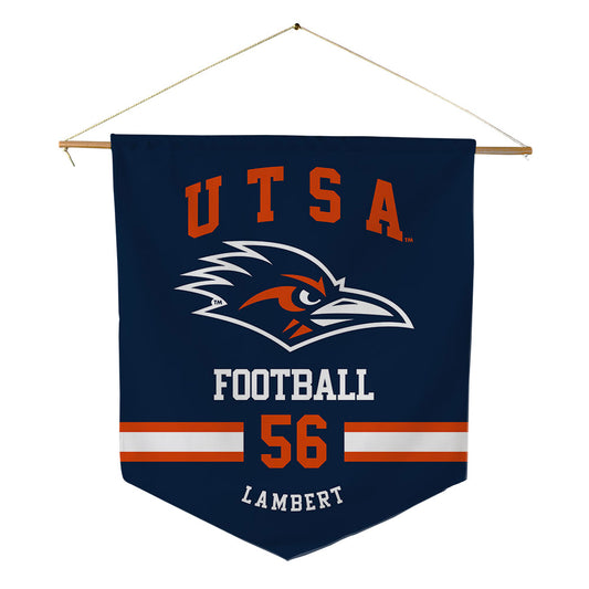 UTSA - NCAA Football : Matthew Lambert - Pennant - 18" x 21"-0