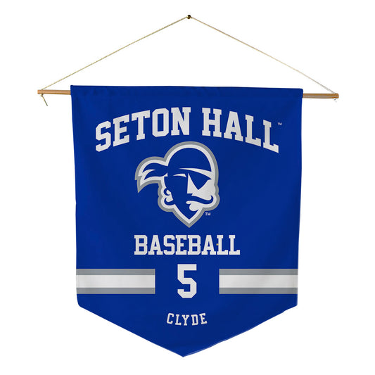 Seton Hall - NCAA Baseball : Alex Clyde - Pennant - 18" x 21"-0