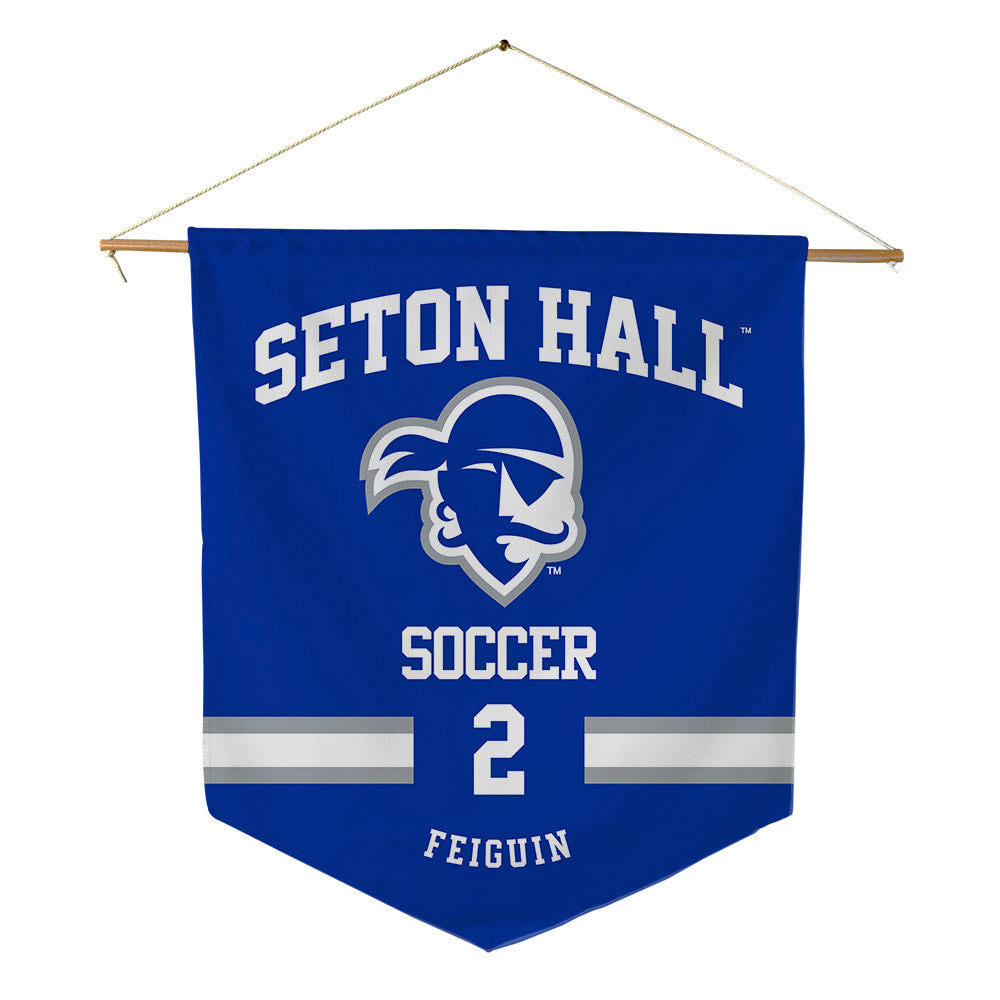 Seton Hall - NCAA Men's Soccer : Nicolas Feiguin - Pennant - 18" x 21"-0