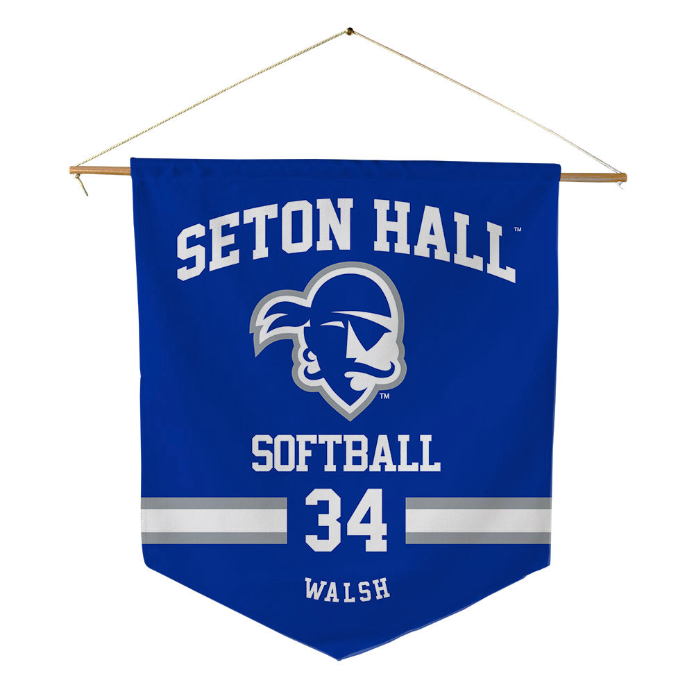 Seton Hall - NCAA Softball : Madison Walsh - Pennant - 18" x 21"-0