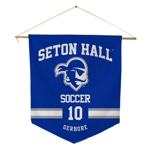 Seton Hall - NCAA Men's Soccer : Hugo Gerbore - Pennant - 18" x 21"-0