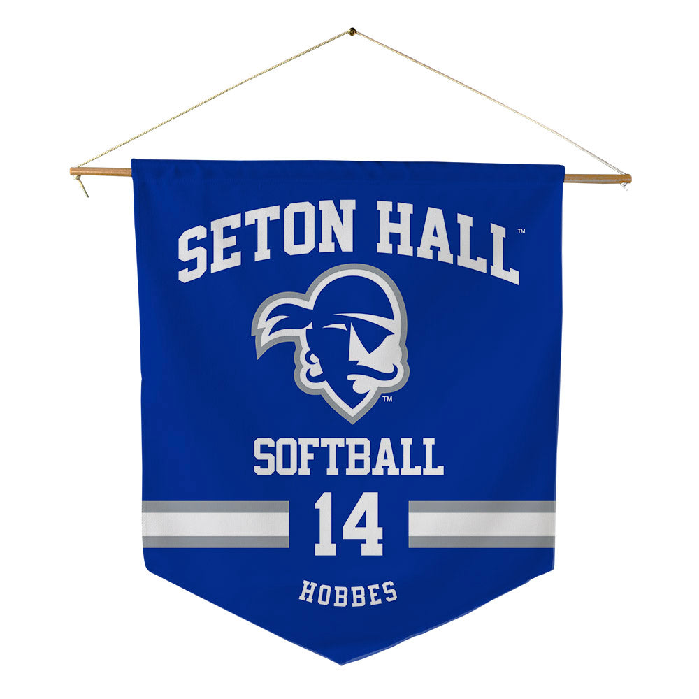Seton Hall - NCAA Softball : Caroline Hobbes - Pennant - 18" x 21"-0