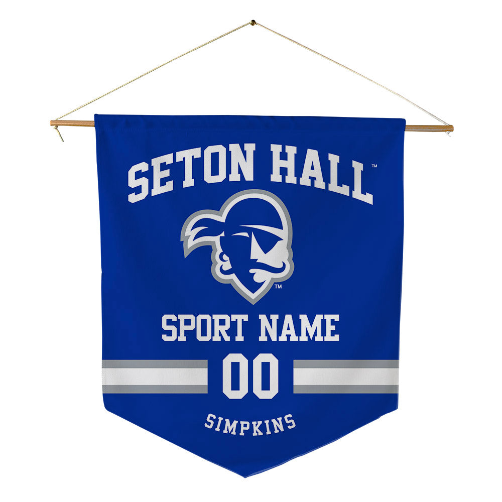 Seton Hall - NCAA Men's Basketball : Tajuan Simpkins - Pennant - 18" x 21"-0