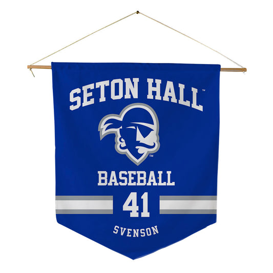 Seton Hall - NCAA Baseball : Steven Svenson - Pennant - 18" x 21"-0